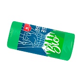 Мешки для мусора 50 л, биоразлагаемые, зеленые, в рулоне 20 шт., ПНД, 9 мкм, 640х540 мм, БИО, МБ2134 (МНБ 50-20ж)