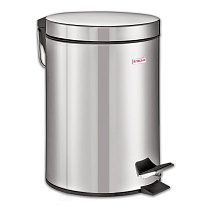 Ведро-контейнер для мусора (урна) с педалью LAIMA Classic, 12 л, зеркальное, нержавеющая сталь, со съемным внутренним ведром в Кисловодске
