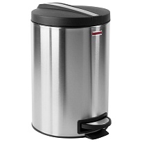 Ведро-контейнер для мусора (урна) с педалью LAIMA Modern, 12 л, матовое, нержавеющая сталь, со съемным внутренним ведром в Кисловодске