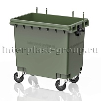 Мусорный контейнер 770 л зеленый без крышки 770 зеленый в Кисловодске
