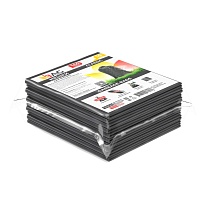 Мешки для мусора 160 л, серые, в пачке 10 шт., ПВД, 40 мкм, 900х1100 мм, i-Bag в Кисловодске