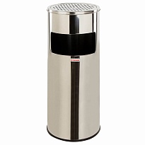 Урна с пепельницей 27 л, нержавеющая сталь, зеркальная, LAIMA PROFESSIONAL в Кисловодске