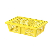 Ящик продуктовый универсальный желтый в Кисловодске