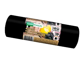 Мешки для мусора 180 л, ароматизированные, черные, в рулоне 10 шт., ПВД, 70 мкм, 1100х930 мм, СТРОЙКА, S18010110 в Кисловодске Мешки для мусора 180 л, ароматизированные, черные, в рулоне 10 шт., ПВД, 70 мкм, 1100х930 мм, СТРОЙКА, S18010110 в Кисловодске