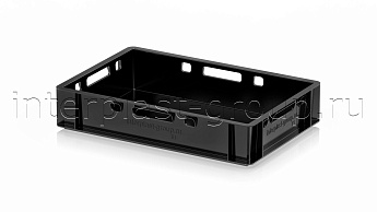 Ящик для мяса и колбасных изделий Е-1 черный в Кисловодске Ящик для мяса и колбасных изделий Е-1 черный в Кисловодске