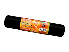 Мешки для мусора 180 л, ароматизированные, черные, в рулоне 10 шт., ПВД, 80 мкм, 1100х930 мм, EXPORT, exp18010142 в Кисловодске Мешки для мусора 180 л, ароматизированные, черные, в рулоне 10 шт., ПВД, 80 мкм, 1100х930 мм, EXPORT, exp18010142 в Кисловодске