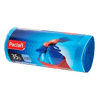 Мешки для мусора 35 л, с ушками, синие, в рулоне 30 шт., ПНД, 10,5 мкм, 640х500 мм, PACLAN Multitop, 600819 в Кисловодске Мешки для мусора 35 л, с ушками, синие, в рулоне 30 шт., ПНД, 10,5 мкм, 640х500 мм, PACLAN Multitop, 600819 в Кисловодске