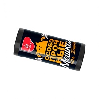 Мешки для мусора 45 л, черные, в рулоне 20 шт., ПНД, 14 мкм, 650х550 мм, Особопрочные, МП7795 в Кисловодске Мешки для мусора 45 л, черные, в рулоне 20 шт., ПНД, 14 мкм, 650х550 мм, Особопрочные, МП7795 в Кисловодске