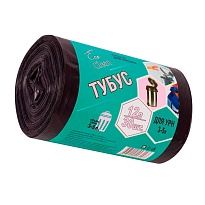 Мешки для мусора 12 л, черные, в рулоне 30 шт., ПНД, 6 мкм, 550х320 мм, Концепция Быта Tubus, 604936 в Кисловодске Мешки для мусора 12 л, черные, в рулоне 30 шт., ПНД, 6 мкм, 550х320 мм, Концепция Быта Tubus, 604936 в Кисловодске