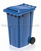 Контейнер для мусора 240 л голубой облегченный 240 голубой в Кисловодске Контейнер для мусора 240 л голубой облегченный 240 голубой в Кисловодске