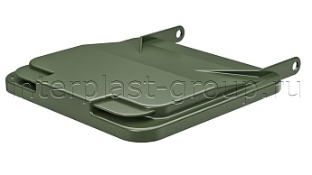 Комплект крышки для контейнера 120 л. зеленая  зеленый в Кисловодске